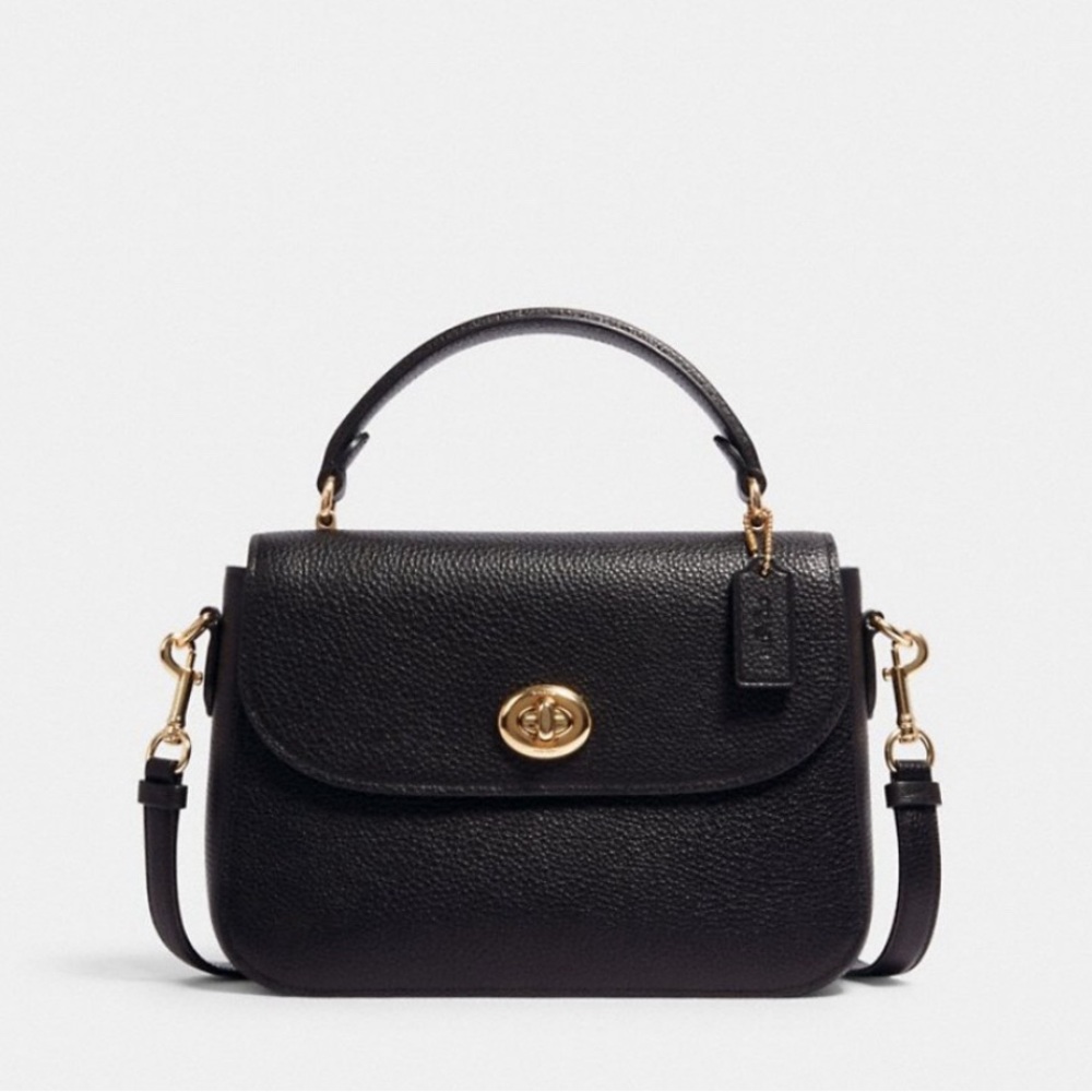 Coach Marlie Top Handle Satchel Black
